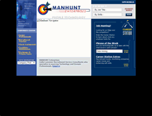 Tablet Screenshot of manhunt-india.com